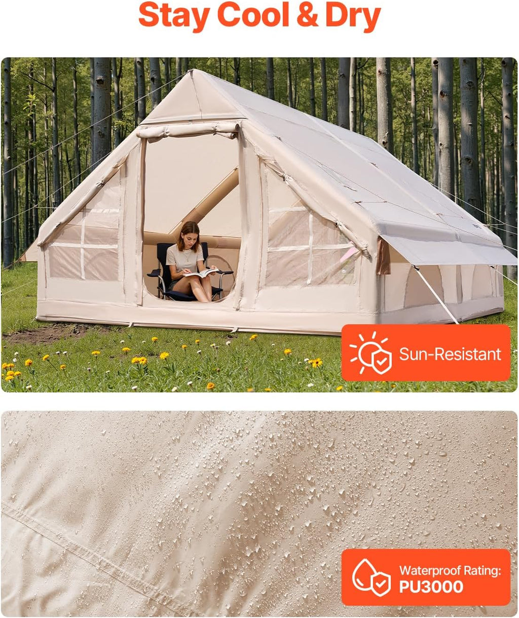 300D Oxford Inflatable Tent 5-8 Person E3370