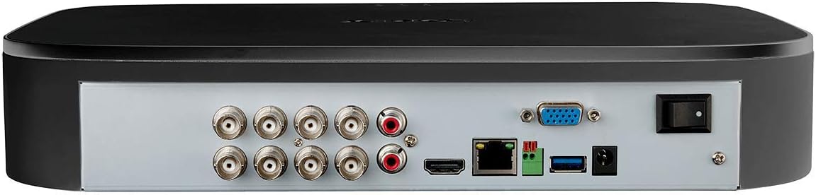 4K Analog Wired Security Camera System with 1TB 8 Channel DVR J621