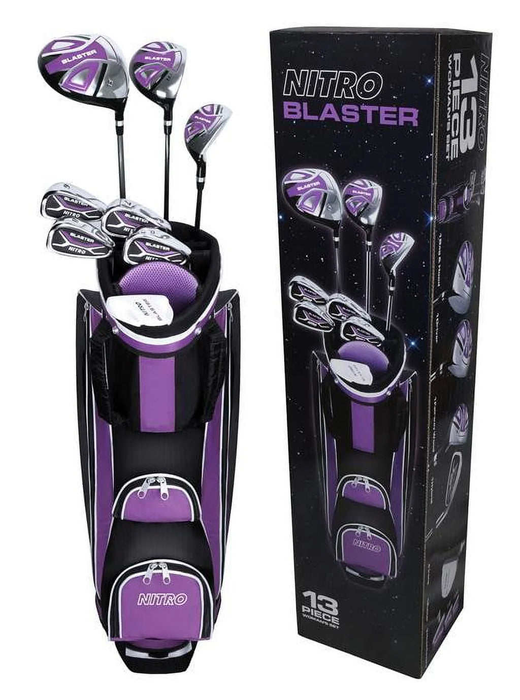 13-Piece Ladies Right-Handed Golf Club Set V1954