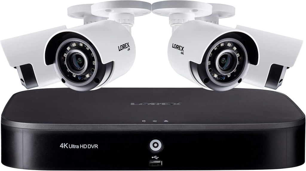 4K Analog Wired Security Camera System with 1TB 8 Channel DVR J621