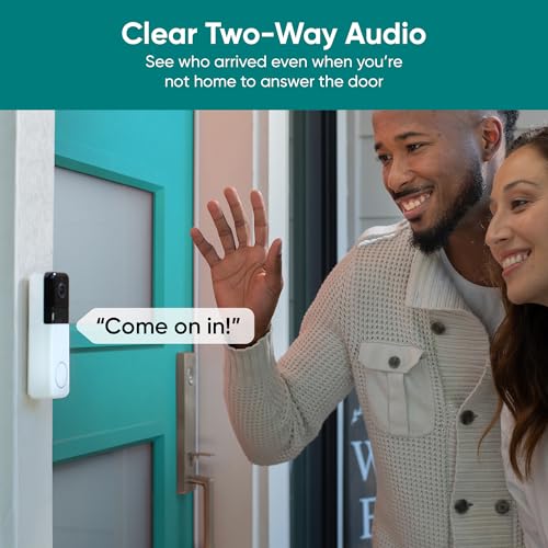 Wireless Video Doorbell Pro, 1440 HD Video, 2-Way Audio, Night Vision V672