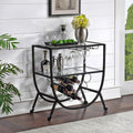 Silver Metal Bar Cart A7681