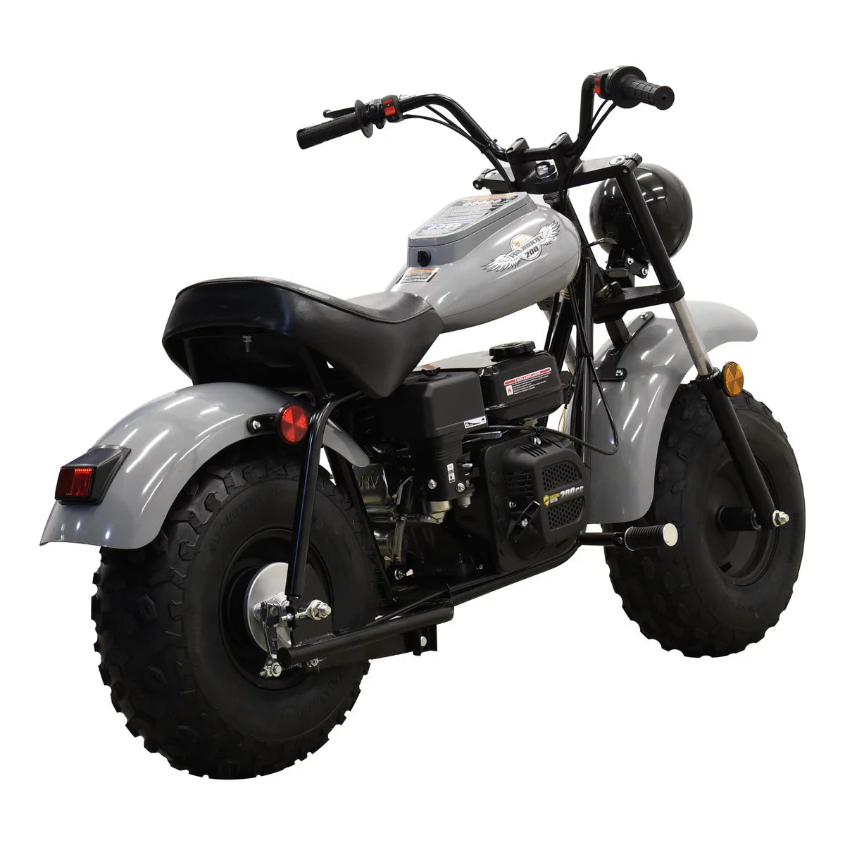 Gray 200cc Gas Powered Mini Bike L1440