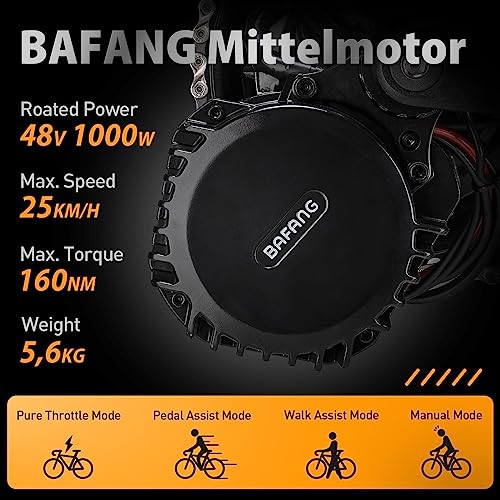 48 V 1000 W Mid Motor Electric Bike Conversion Kit N31864