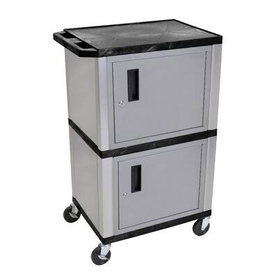 Mobile Printer Stand with Cabinet Storage V73562