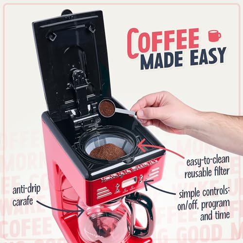 12-Cup Programmable Coffee Maker With LED Display, Aqua R342360
