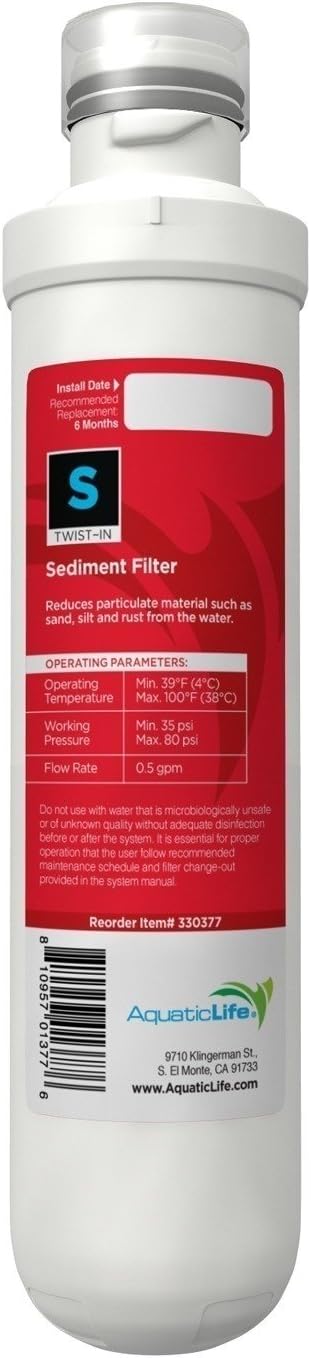5-Micron Sediment Replacement Filter Cartridge X182