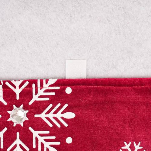 48 Inches Red Velvet Christmas Tree Skirt S79012