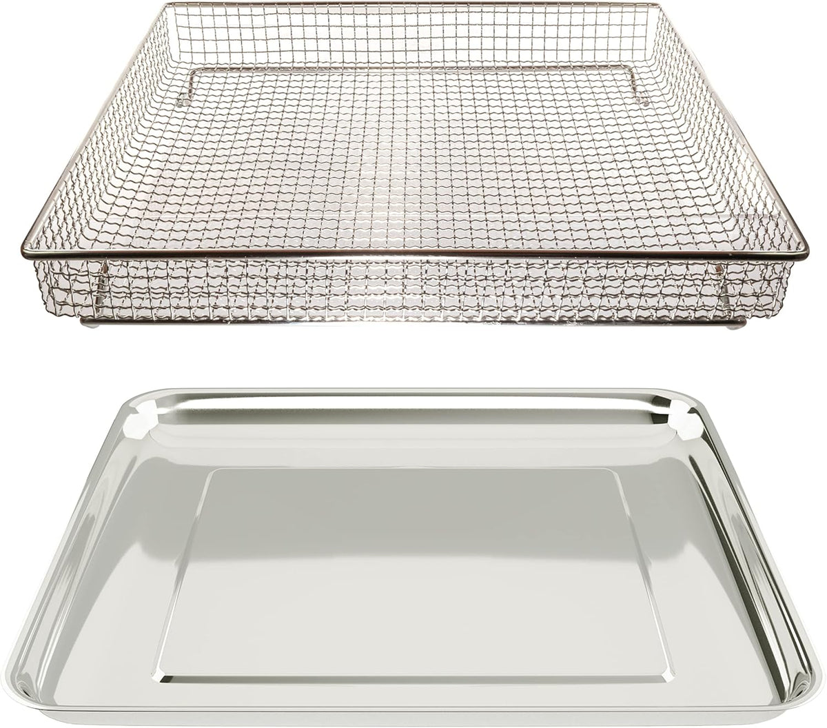 Stainless Steel Baking Tray Pan and Air Fryer Basket L931450