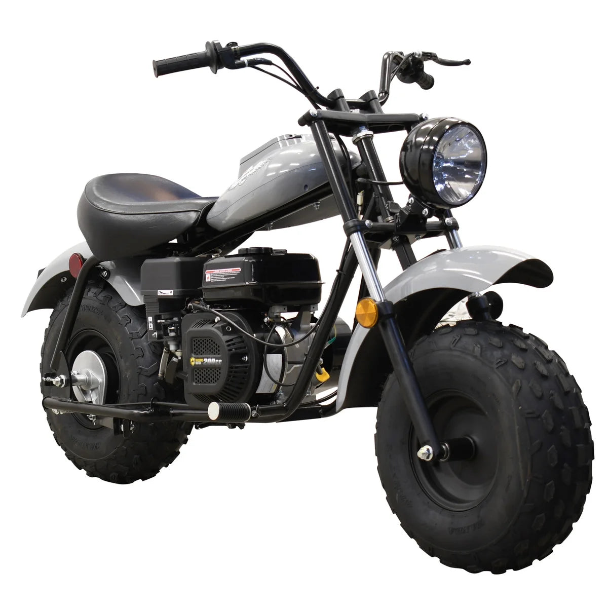 Gray 200cc Gas Powered Mini Bike L1440