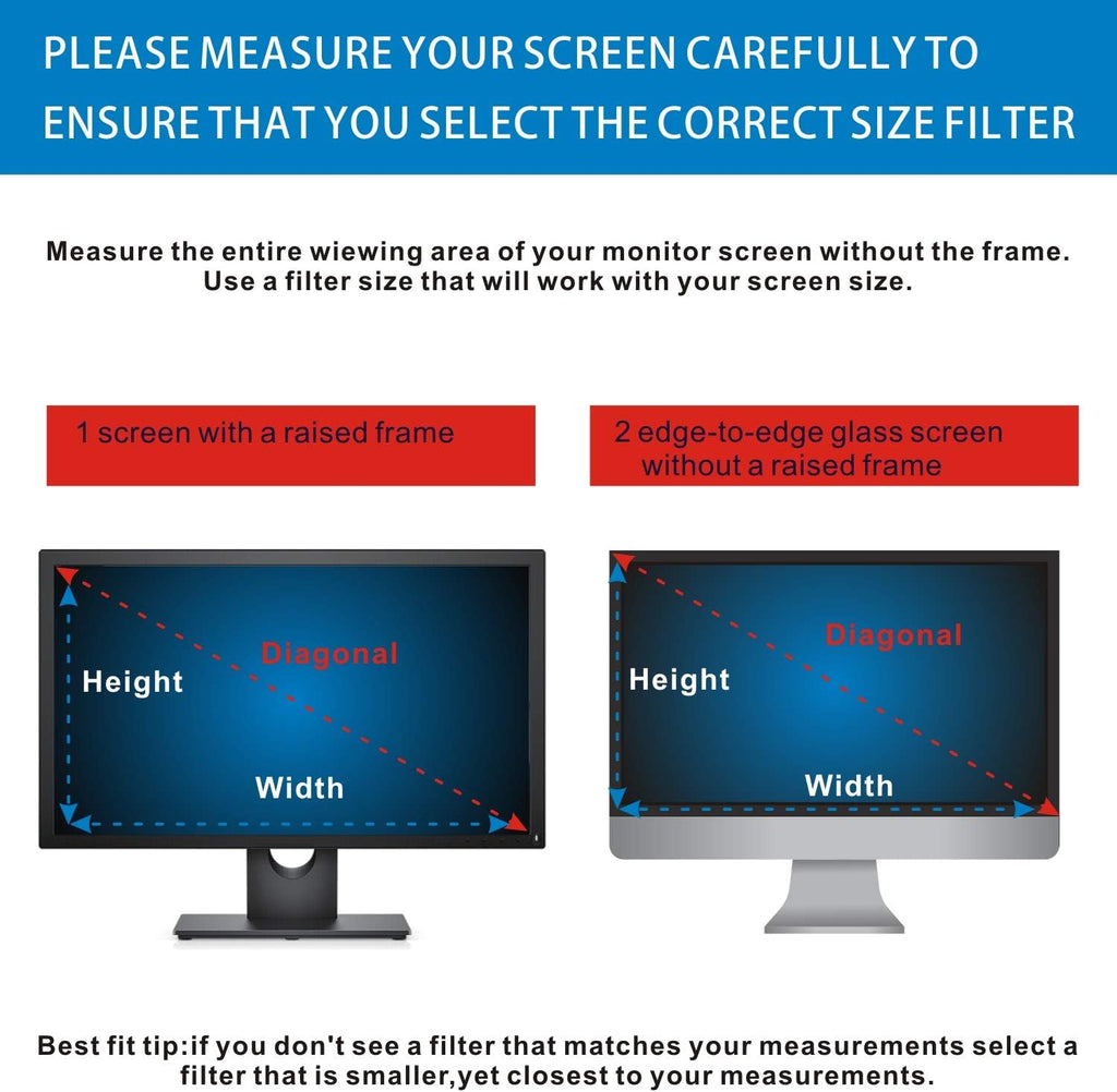 19.5-Inch Widescreen Privacy Screen Filter Pack of 2 W3758