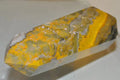 Yellow Orange Bumble Bee Jasper Generator Tower Point Obelisk Six-Sided A6247