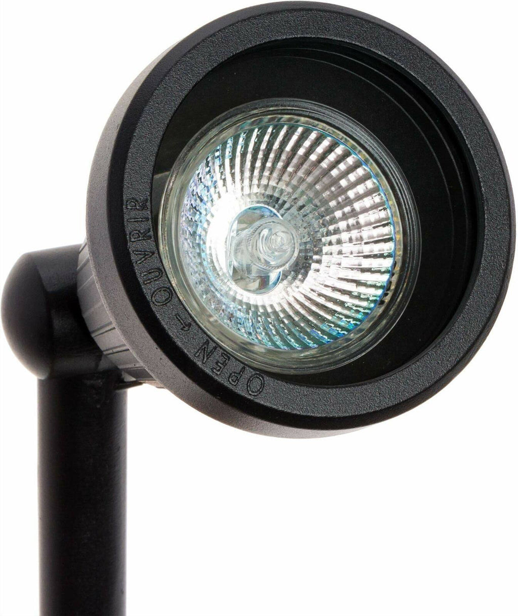 Black 6 Pack Low Voltage Cast Aluminum Spotlight Z12647