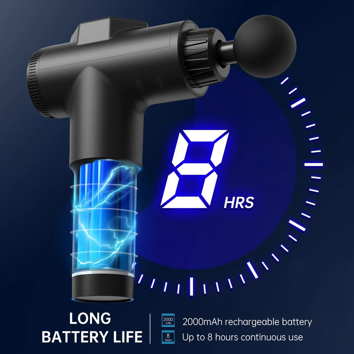 Handheld Deep Tissue Percussion Massage Gun S549