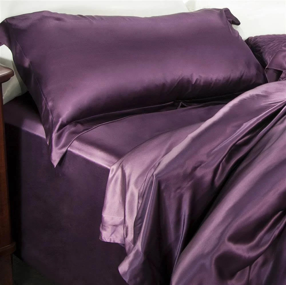 Silk Flat Sheet, Cal King, Iris E650