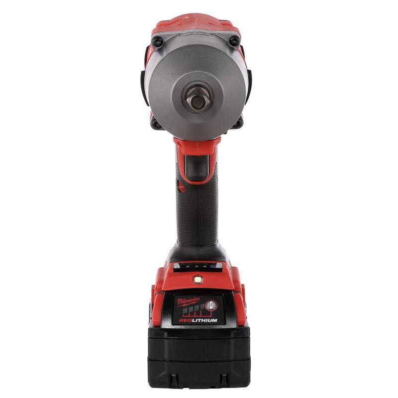 18-Volt Lithium-Ion Brushless Cordless 1/2 in. Impact Wrench Kit with 5.0Ah Battery E8897