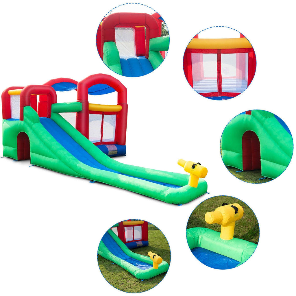 Inflatable Moonwalk Slide Bounce House with Storage Bag K7006