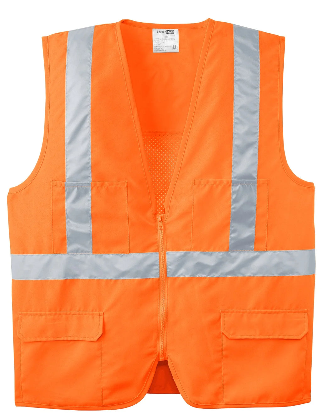 ANSI 107 Class 2 Mesh Back Safety Vest B6359