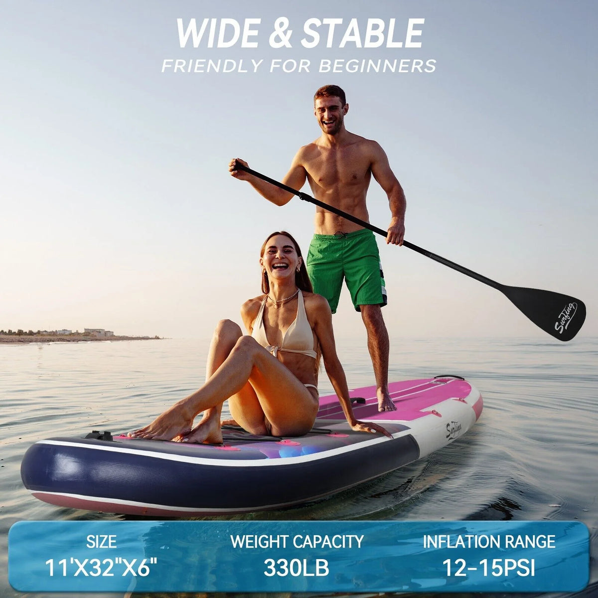 11 Ft Blue Inflatable Paddle Board C164759