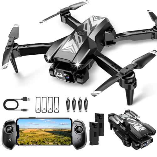 Mini Drone with Camera Foldable 1080P FPV Camera T557