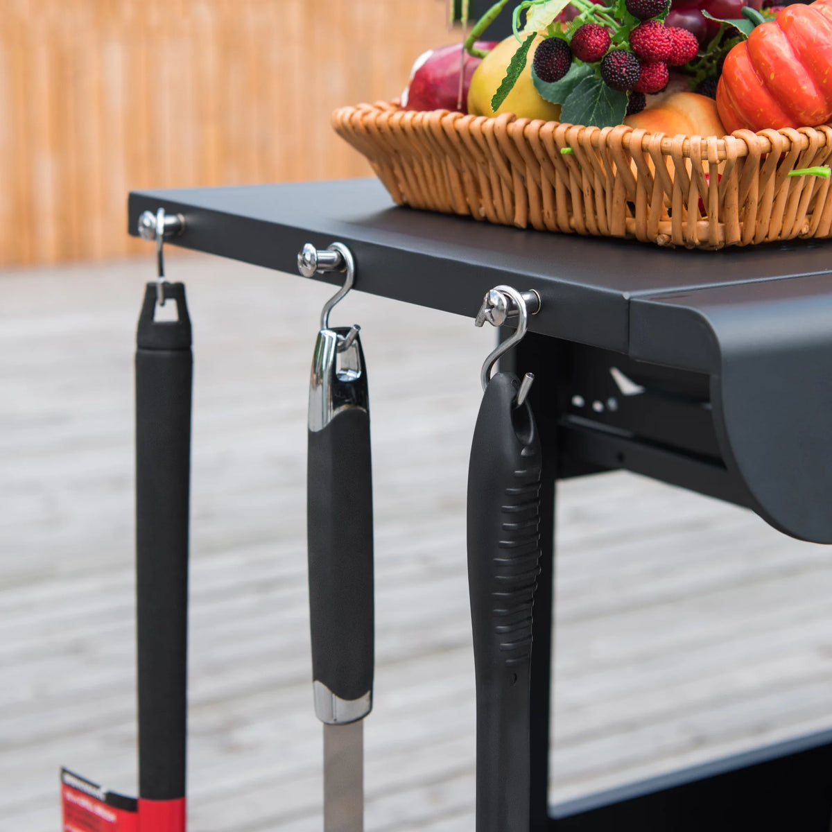 3-Burner Dual Fuel Gas and Charcoal Grill Combo with Cover M81806