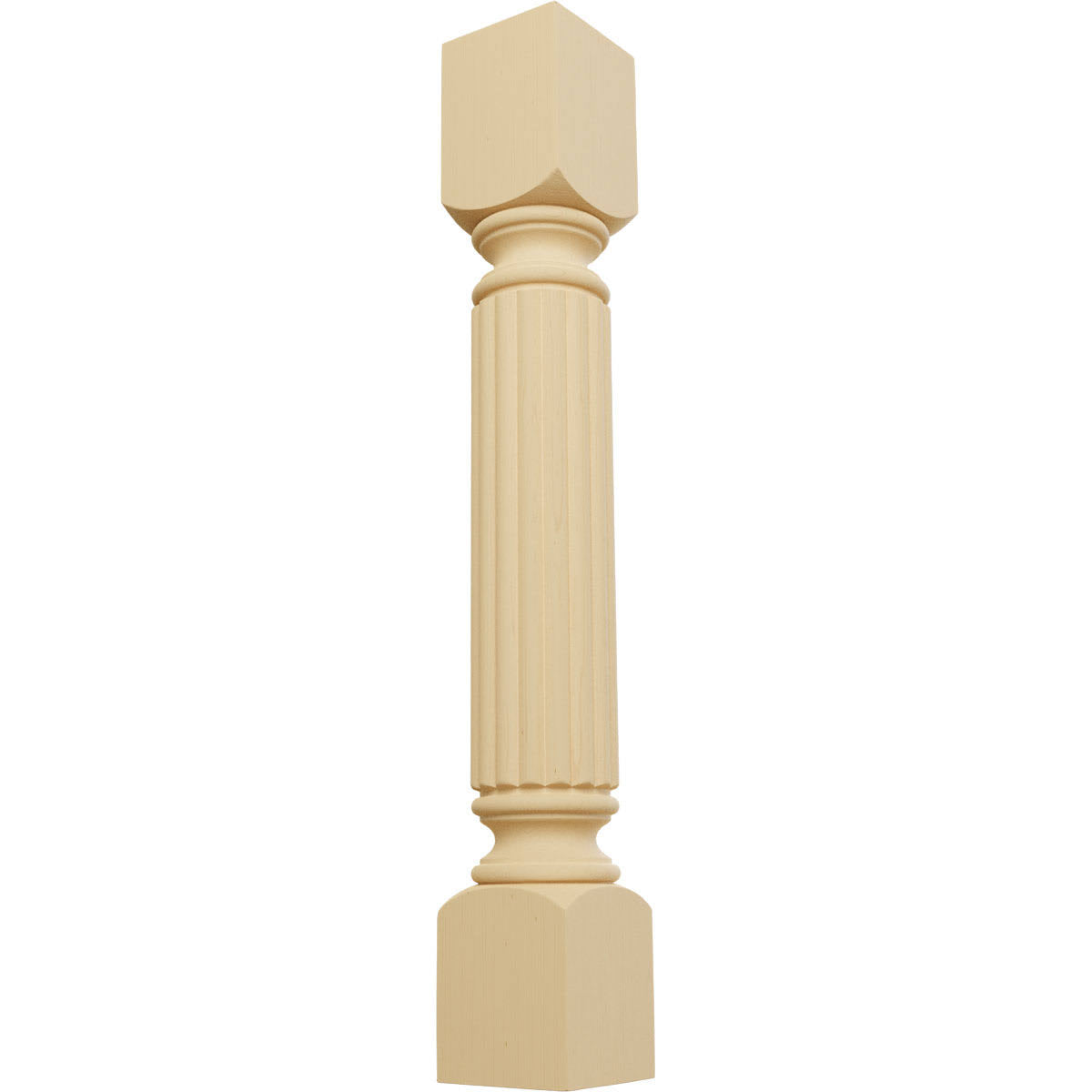 5-Inch W x 5-Inch D x 35 1/2-Inch H Reeded Cabinet Column S403348