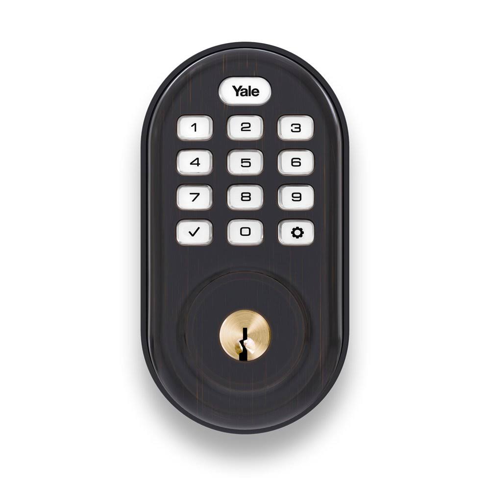 Z-Wave Push Deadbolt Bronze G96630