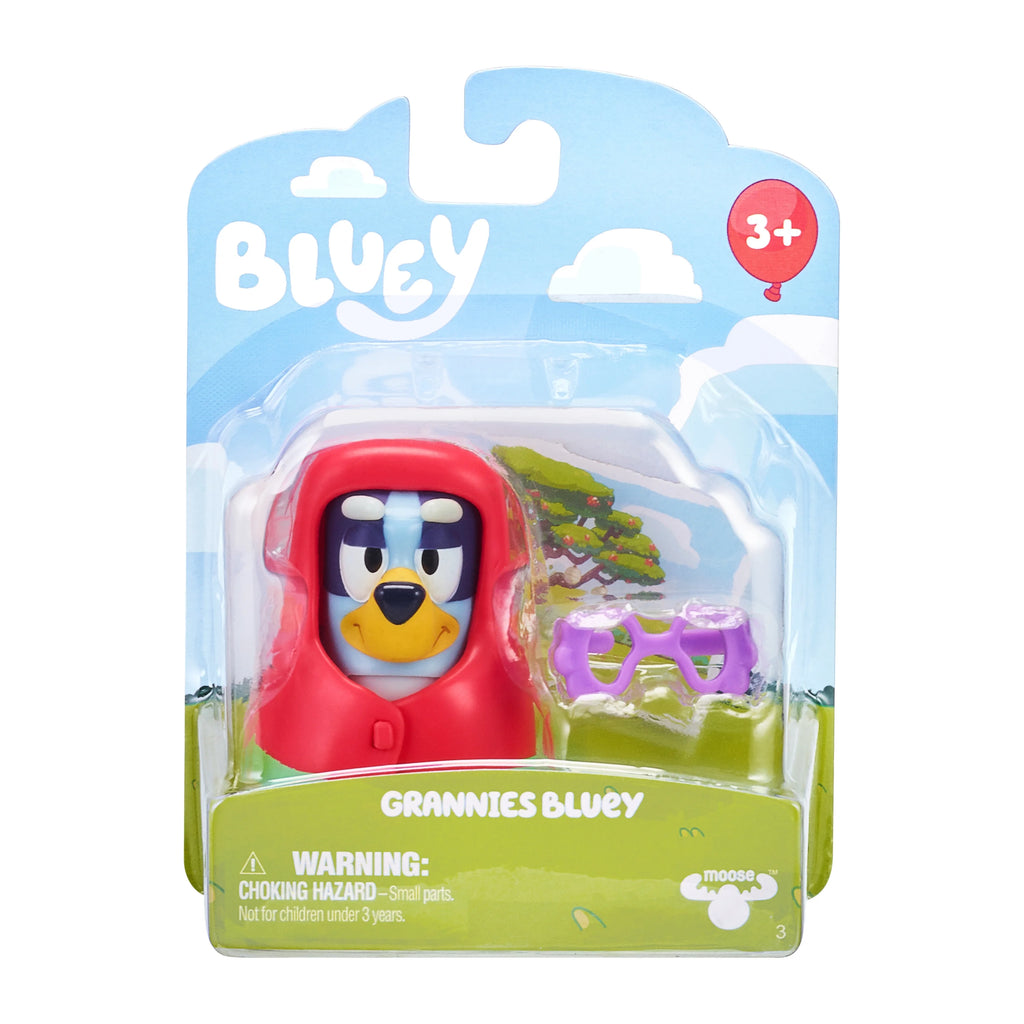 Bluey Story Starter Pack, 1 2-3" Plastic Toy Figure and Accessory, Multi-Color B512