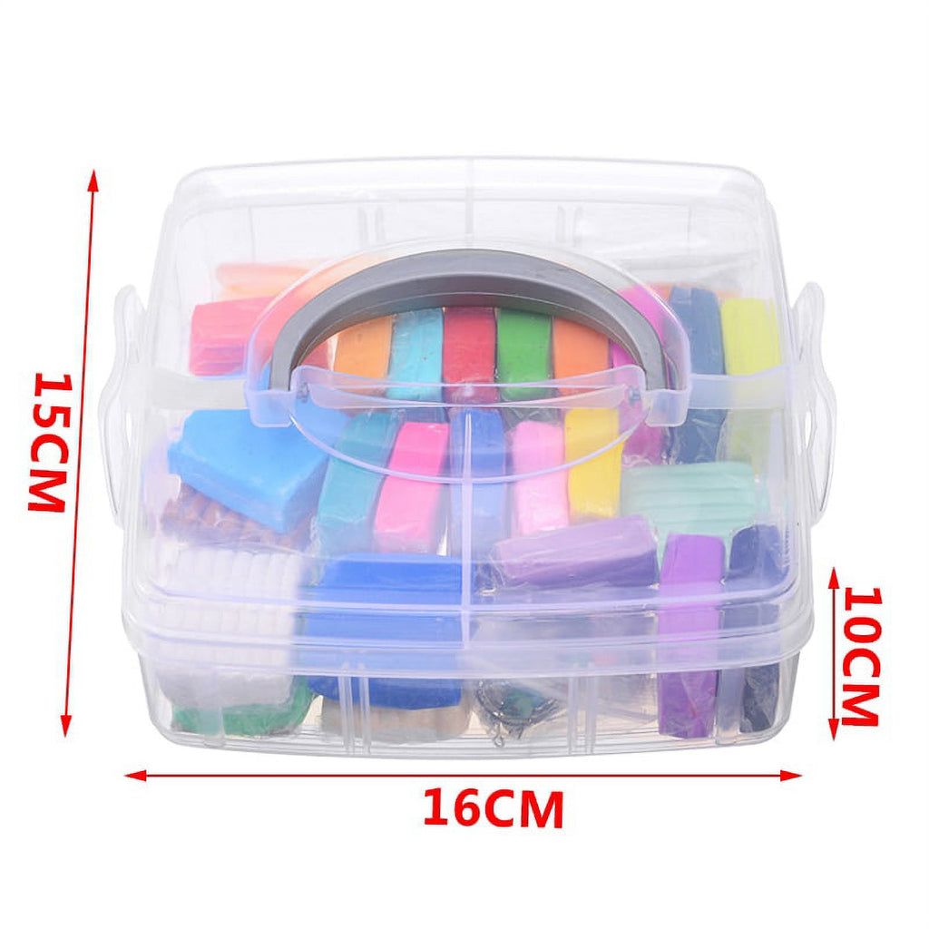 24 Colors Polymer Clay Set with Modeling Tools Kids Educational Toy O930071