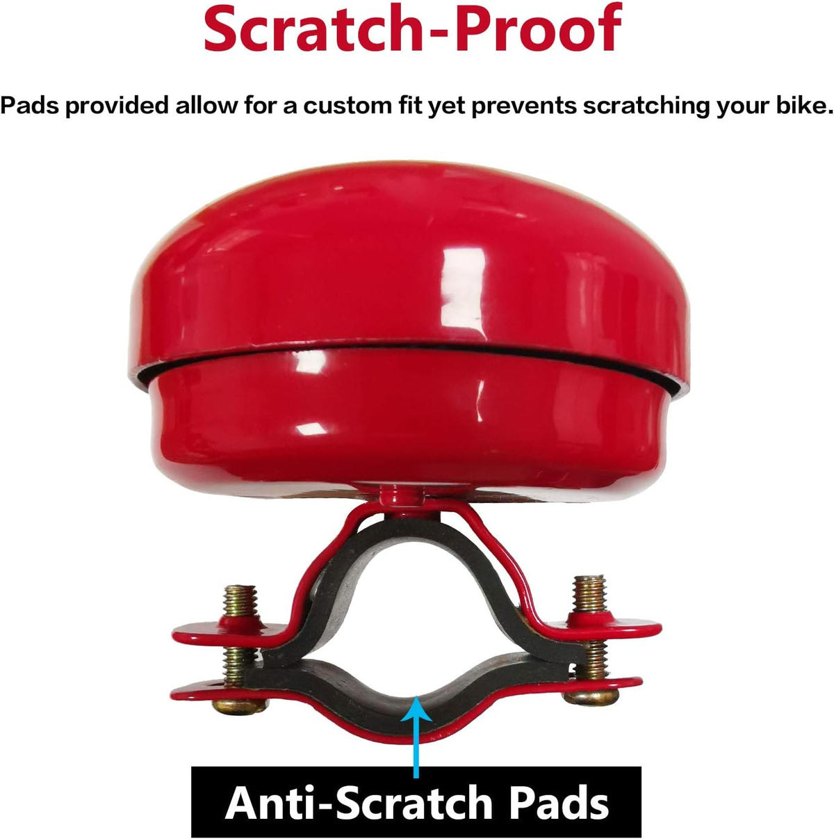 2 Pack All Metal Bike Bell for Bicycle Handlebars P7285