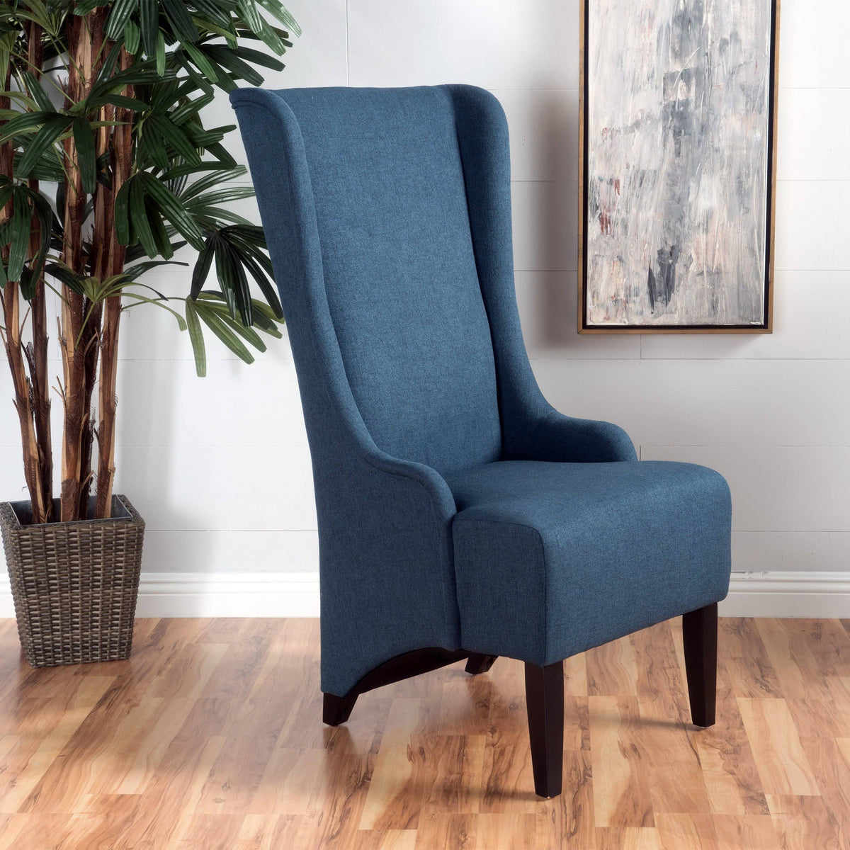 Teal Fabric Dining Chair A691