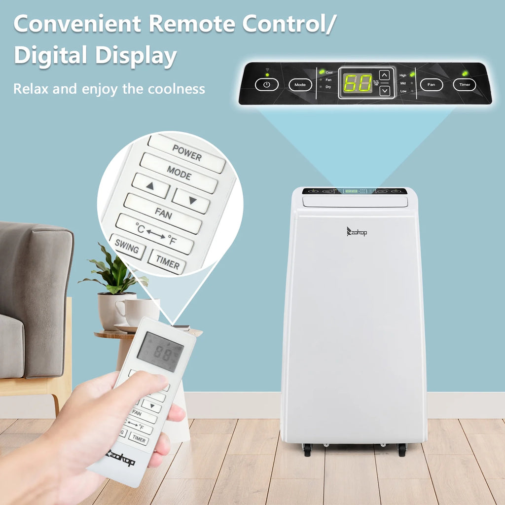 12000 BTU Portable Air Conditioner with Dehumidifier and Fan N220591