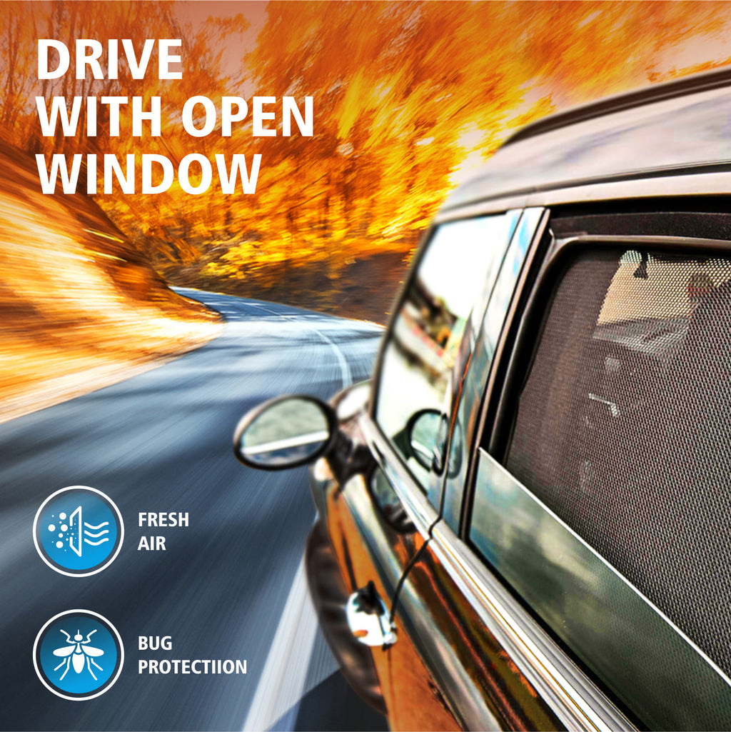 Magnetic Car Window Sunshade 4 Pc. Set X322