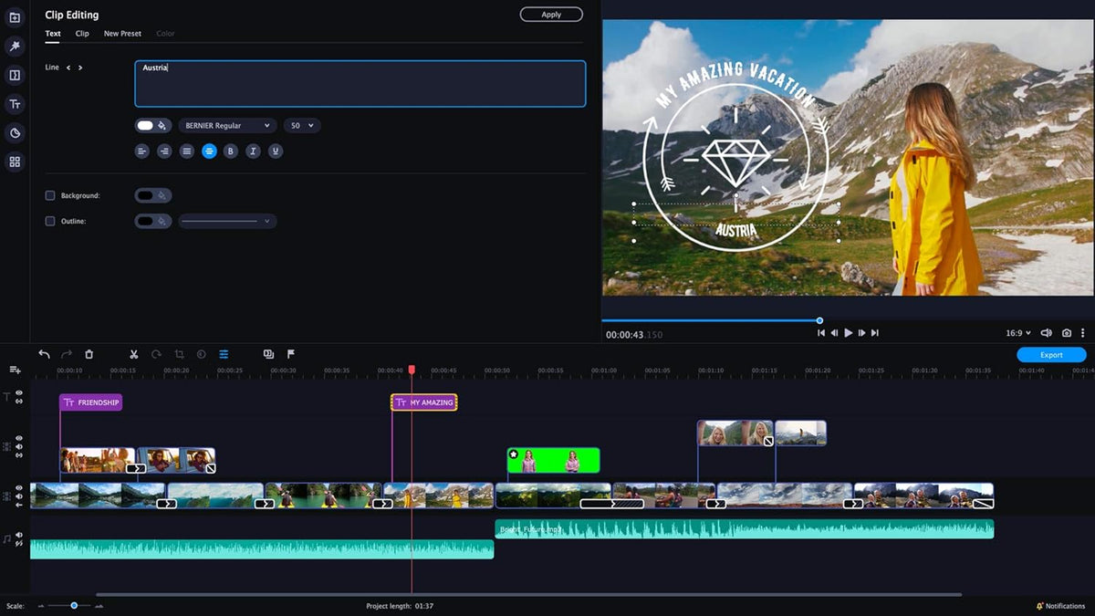 Movavi Video Editor Plus 2021 Personal license Pack of 2 N844