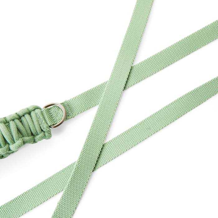 Green Macrame Dog Leash Y803