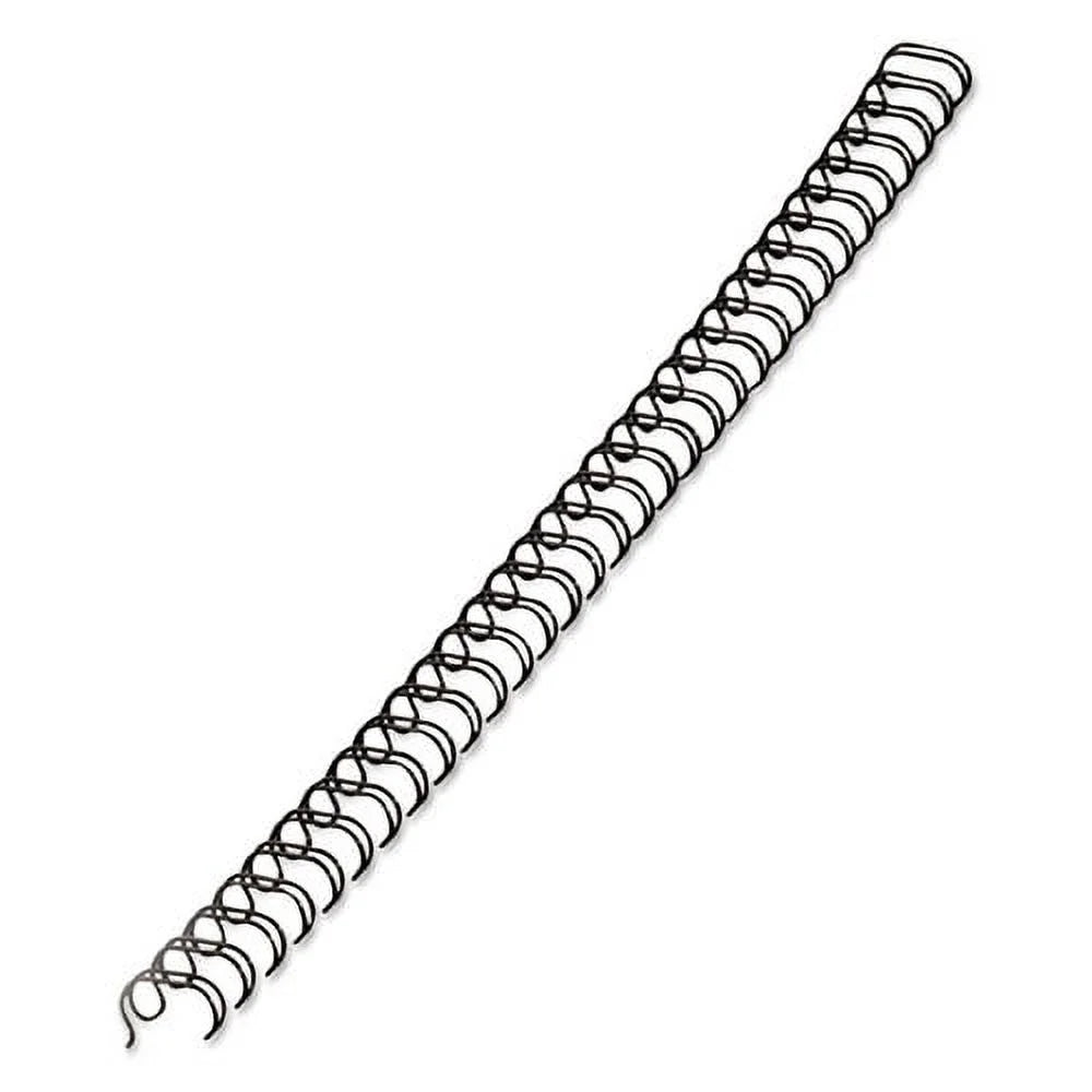 Black Wire Bindings, 1/4" Diameter, 35 Sheet Capacity, 25/pack F686