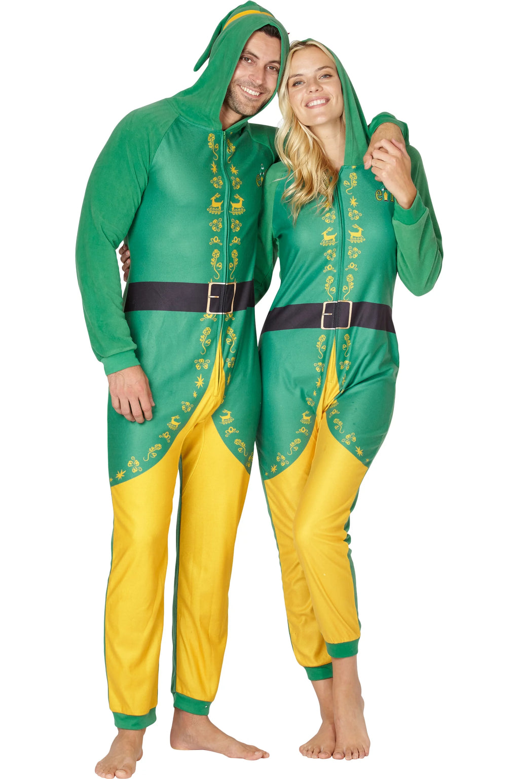 Green One Piece Costume Pajama Set I216673