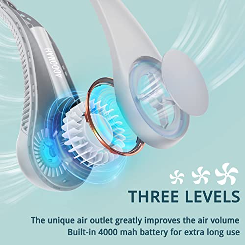 Portable Rechargeable Bladeless Neck Fan W9542