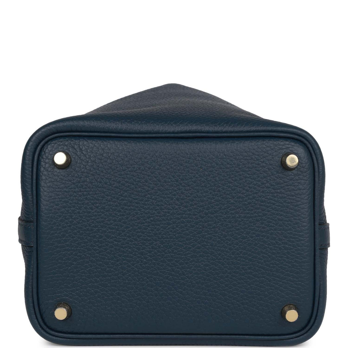 Picotin Lock 18 Bleu De Prusse Gold Hardware A4493