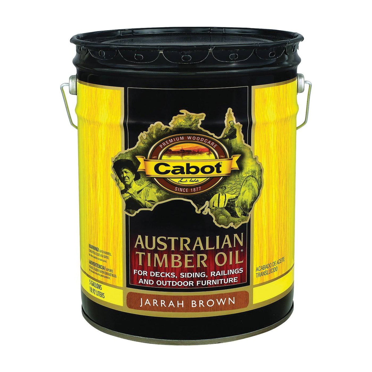 Australian Timber Oil Jarrah Brown 5 Gallon H256840