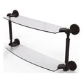 18x22 Two Tiered Glass Shelf Oil Rubbed Bronze O16387