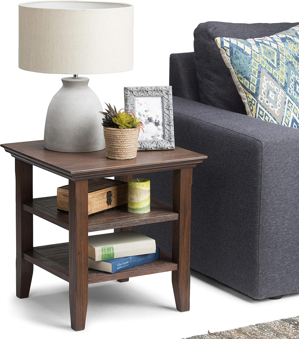 Warm Walnut Brown End Table O6048