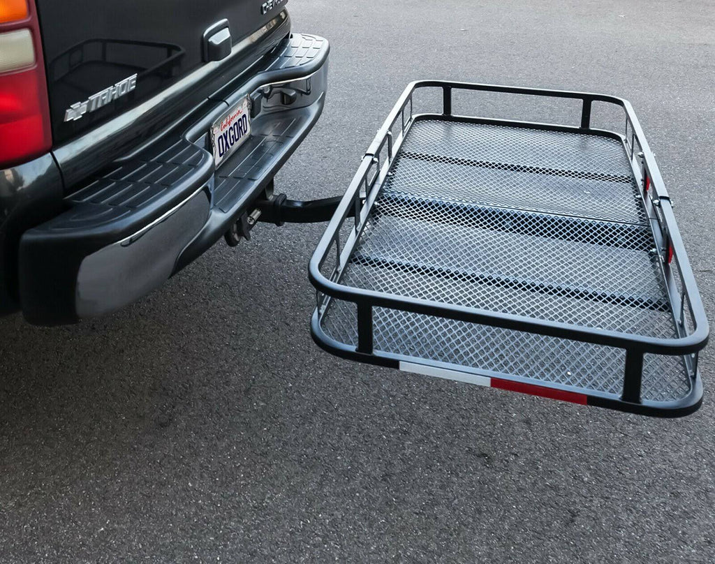 Universal Auto Steel Rear Hitch Mount Carrier Basket L7208