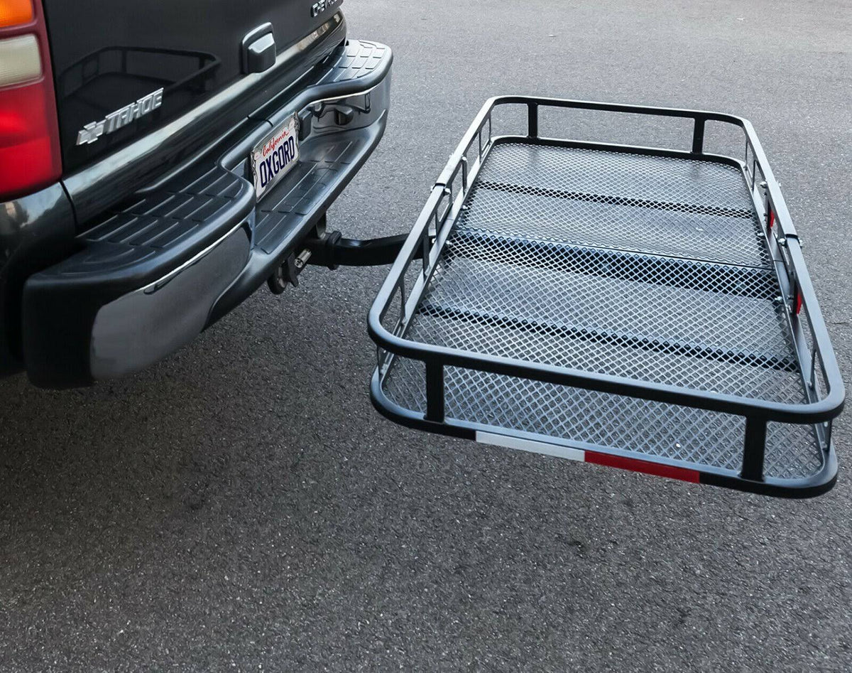 Universal Auto Steel Rear Hitch Mount Carrier Basket L7208