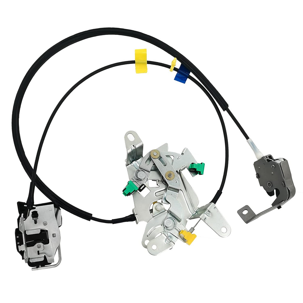 Rear Door Latch Lock & Cable Assembly Compatible with Ford F-250 F-350 F-450 F-550 Super Duty 1999-2007 Pack of 2 K98147