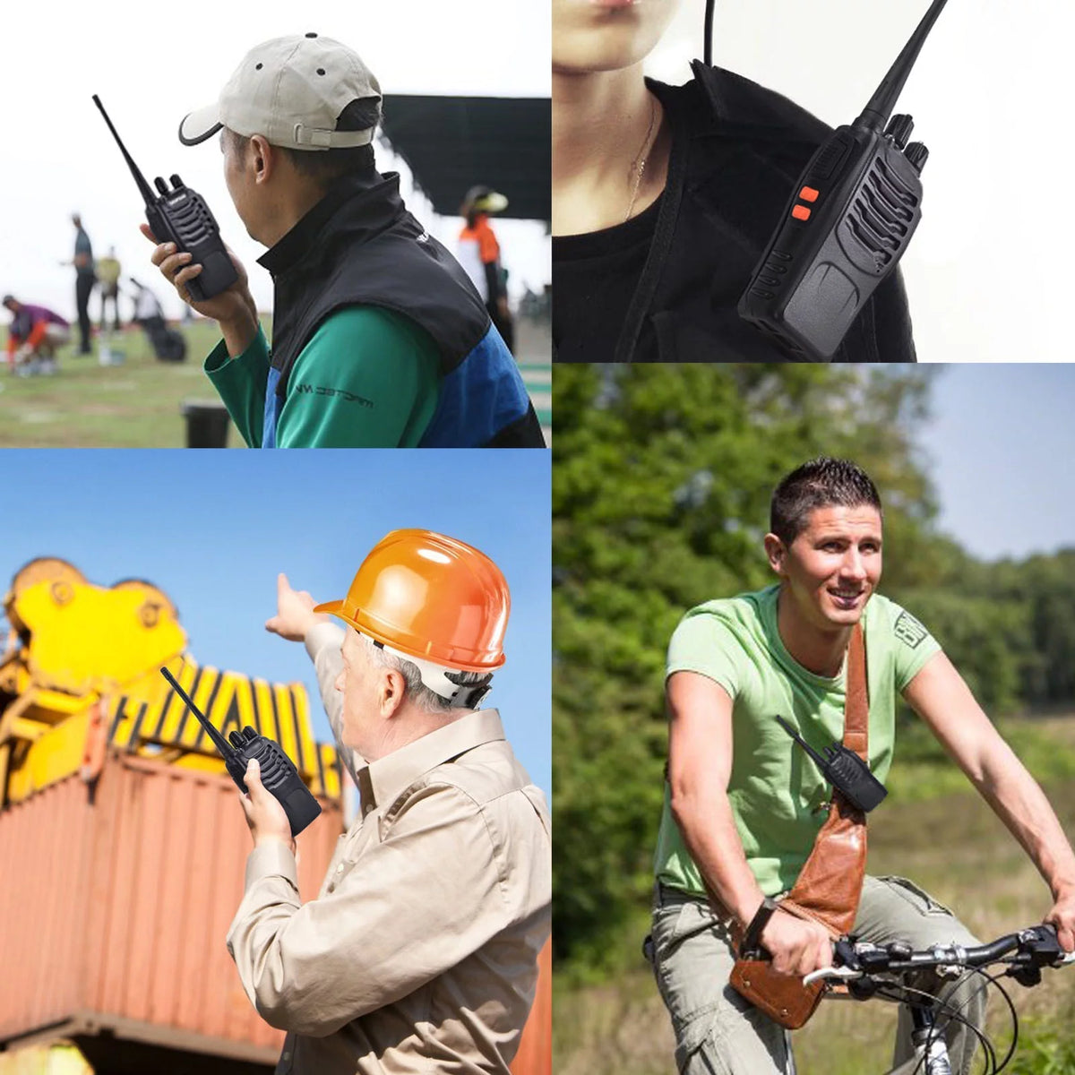 16CH UHF Two Way Radio Walkie Talkie S85915