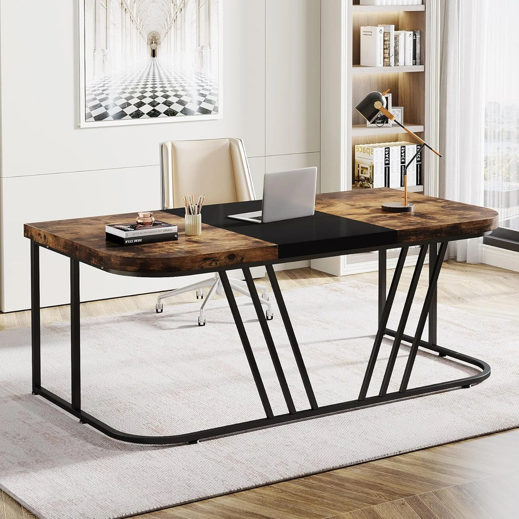 63" Industrial Executive Desk A22635