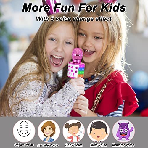 Bluetooth Karaoke Microphone with Led Lights N605926