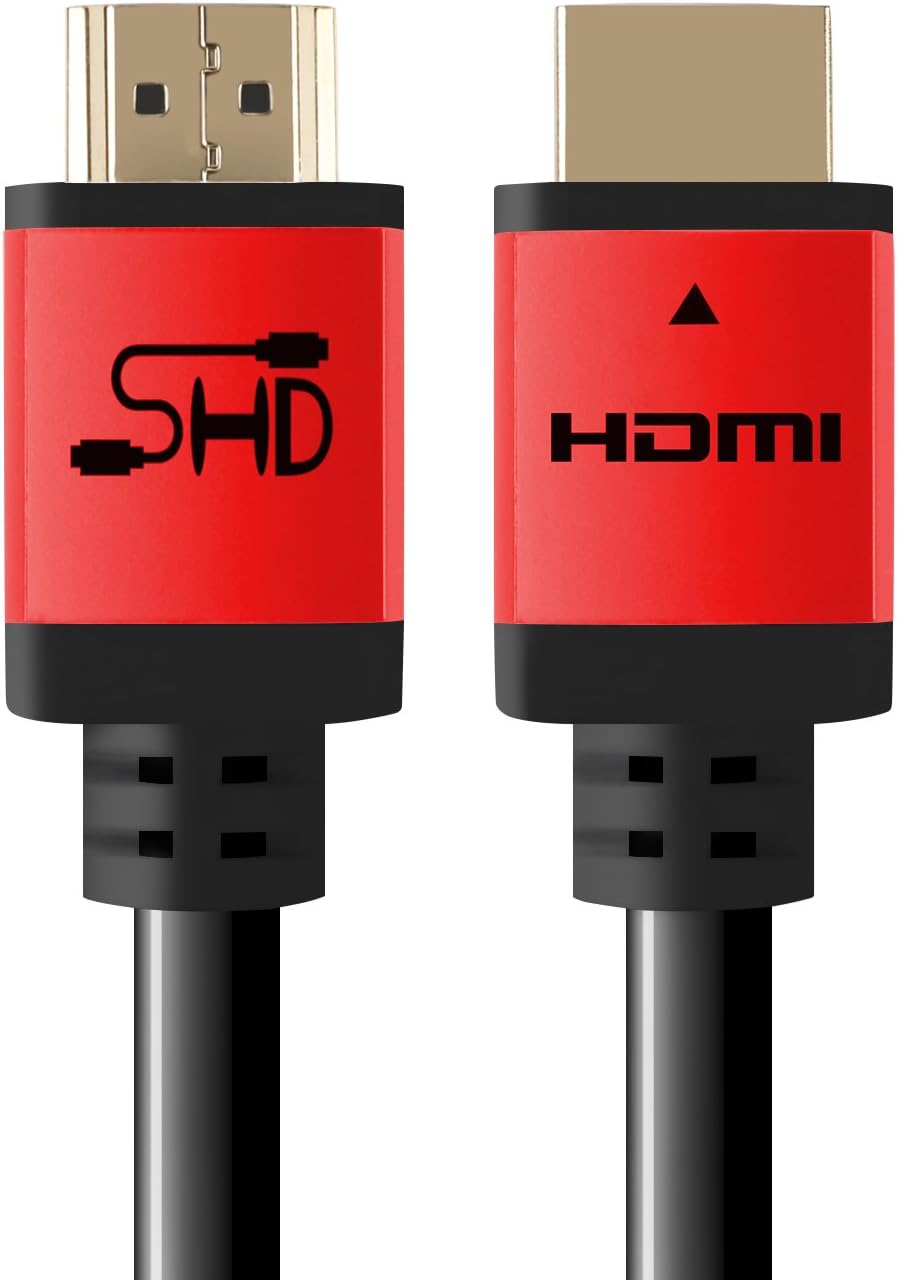 HDMI Cable 100 Feet with Signal Booster, CL3 Rated Black F684393