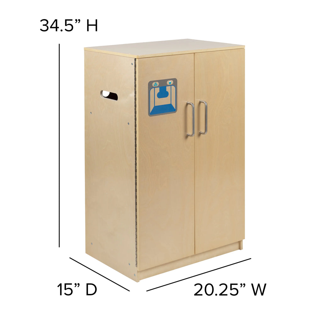 Children's Wooden Kitchen Refrigerator T9686